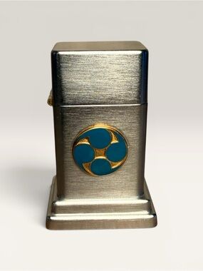 Vintage Zippo Barcroft Table Lighter Brushed Chrome Tested Man Gift Mancave
